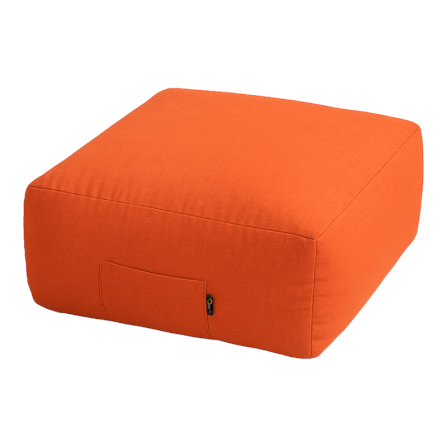 เบาะนั่งทรงสี่เหลี่ยม RENITA HOME รุ่นTOFU POUF สีส้ม_0